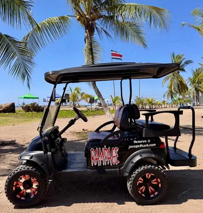 4 Seater Golf Cart Rental in Jaco, Costa Rica | Jaco Beach Golf Carts