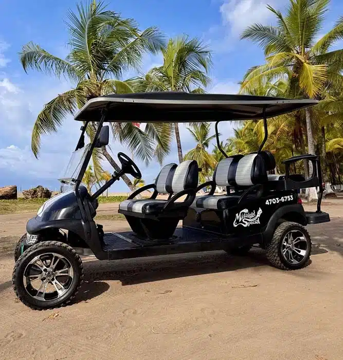 6 Person Golf Cart in Jaco, Costa Rica for Rent | Jaco Beach Golf Carts