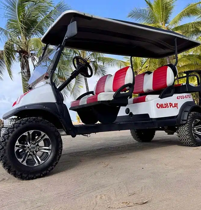 6 Person Golf Cart in Jaco, Costa Rica for Rent | Jaco Beach Golf Carts